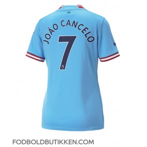 Manchester City Joao Cancelo #7 Hjemmebanetrøje Dame 2022-23 Kortærmet